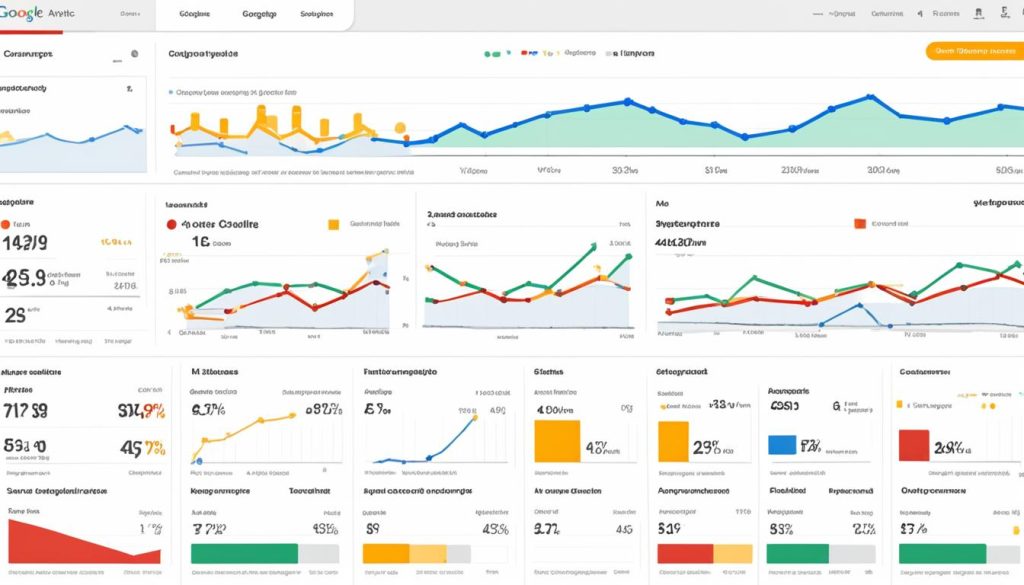 Google Analytics dashboard showcasing Italian market data