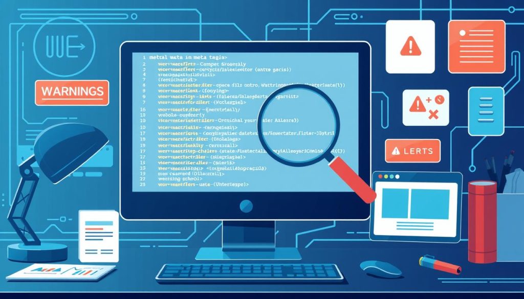 Meta tag debugging process