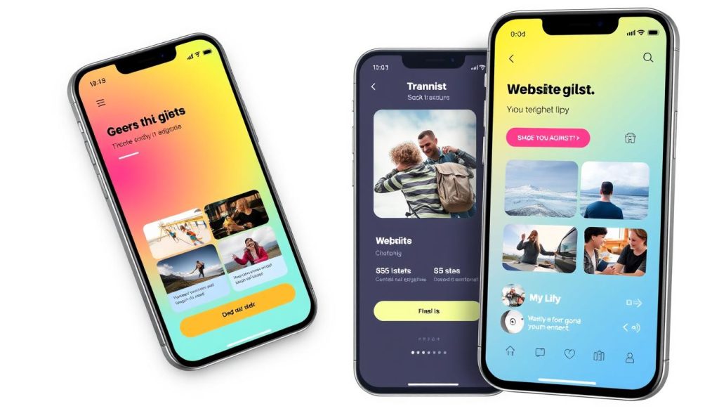 Mobile-first design layout