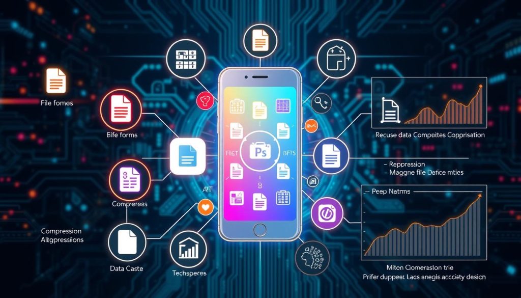 Resource compression techniques for mobile optimization