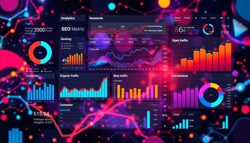 SEO metrics dashboard